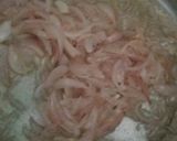 A picture of step 1 of Lahori murgh choley.