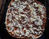 A picture of step 11 of Spicy vegetarian pizza.