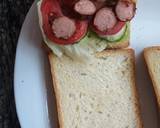 Veggies n Sausage sandwich #Photography Challenge recipe step 2 photo