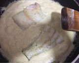Foto del paso 7 de la receta Bacalao con crema de ajo, almendra y parmesano