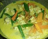 Foto langkah ke 4 dari resep Sayur Santan Tahu Tempe Wortel.