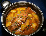 Foto del paso 17 de la receta: Salmonete con patatas, en salsa thai y azafrán