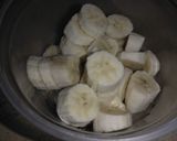 A picture of step 1 of Chocolate banana Smoothie #charityrecipe.