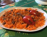 Une image de l'étape 6 de Souris de tomates sur champ de carottes (anchois,câpres, algues et melfor).