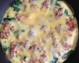 Foto langkah ke 4 dari resep Omelet Vegetable, beef & cheese.