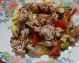 Foto del paso 5 de la receta: Conejo en ensalada con vinagreta de mostaza (airfryer)