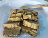 Foto langkah ke 6 dari resep Snack MPASI 8M+ : Bolu Pisang Tepung Beras Merah + Kacang Hijau.
