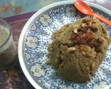 A picture of step 3 of Jaggery rava kesari.