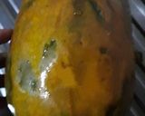 Foto del paso 1 de la receta: Licuado de papaya con chía y avena 🧡