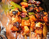 A picture of step 5 of Souvlaki.