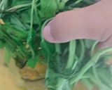 Gambar langkah 3 resipi Patin Tempoyak Kangkung.