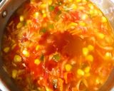 A picture of step 4 of Minestrone soup.