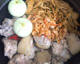 Hình bước làm 3 của món Bún măng giò heo