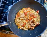 A picture of step 6 of Lo Mein Noodles!.