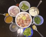 A picture of step 1 of Chicken fry.