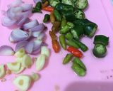 Foto langkah ke 1 dari resep Cumi asin (Cabe ijo).