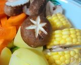 Hình bước làm 1 của món Canh súp rong biển nấu xương gà