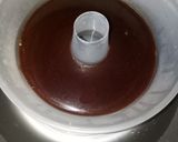Foto langkah ke 3 dari resep Puding Coklat Leci.