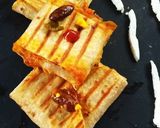 A picture of step 11 of Grill rajma paneer pocket.