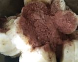A picture of step 2 of Choco banana appam.