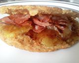 Foto del paso 7 de la receta: Arepa de Zanahoria 🥕con relleno hawaiano!!!😜😜😜🍘🧀🥓🍍🍘
