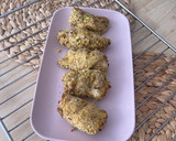 Foto del paso 5 de la receta: Rollitos de pechuga de pollo con crocante pistacho