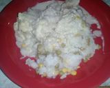 Foto del paso 4 de la receta: Merluza con queso roquefort y arroz primavera