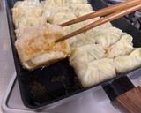 A picture of step 8 of Halal Japanese Gyoza for my friend.
