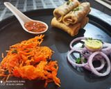 A picture of step 7 of Veg spring rolls.