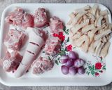 Hình bước làm 1 của món Canh CỦ CẢI muối nấu đuôi heo