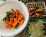 A picture of step 1 of Pork and Vegetable Soup.