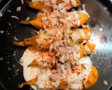 A picture of step 6 of Palak chaat.