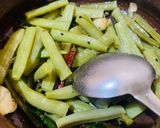 A picture of step 3 of Cluster bean kadhi (Ganvaar phalee kadhi).