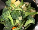 Hình bước làm 1 của món Soup rau củ chay