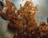 A picture of step 3 of Onion Stuffed Karela.