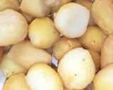 Burgonyás tészta - szalonnával és tojással recept fázis 1 fotója