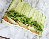 Foto del paso 2 de la receta: Rollitos de pepino, salmón y aguacate