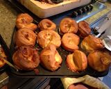 A picture of step 6 of Yorkshire puddings.