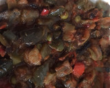 Foto del paso 1 de la receta: Perca a la plancha con pisto de verduras y ajo
