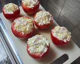 Foto del paso 6 de la receta: Tomates rellenos de ensaladilla de jamón