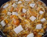 Foto del paso 3 de la receta: TARTA SALUDABLE DE CALABAZA, BONIATO, CEBOLLA Y QUESO CREMOSO ❤️