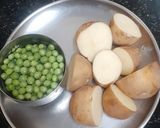 A picture of step 1 of Punjabi aloo tikki.