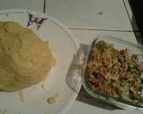 Foto del paso 4 de la receta: Emparedado de plátano con pollo o tuna