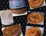 A picture of step 3 of Microwave baked jaggery cake with dash of honey.