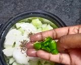 A picture of step 2 of Cucumber Raita.