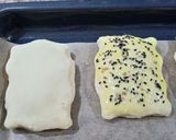Une image de l'étape 4 de Des enveloppes farcies au cheddar râpé et viande hachée.