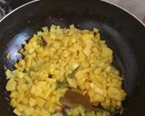 A picture of step 4 of Sabudana khichdi.