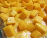 Gambar langkah 3 resipi Triffle Mangga.