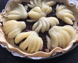 Une image de l'étape 4 de Tarte Choco-Poire.