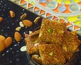 A picture of step 5 of Til Dry Fruits Chikki.
